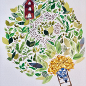 Mi Proyecto del curso: Introducción a la ilustración infantil “Ricitos de Oro y los tres Osos”. Pencil Drawing project by rubylopezzenteno - 12.04.2018