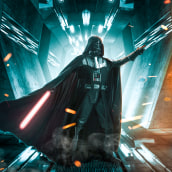 Darth Vader FF: Retoque fotográfico y efectos visuales. Direção de arte, e Retoque fotográfico projeto de Juan Soto - 04.12.2018