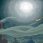 El ladrón del humo. Ilustração tradicional projeto de Lian - 07.12.2018