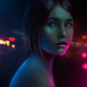 Night color Ein Projekt aus dem Bereich Bildbearbeitung und Digitale Illustration von Flo Tucci - 09.12.2018