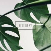 Boutique n7. Direção de arte, Br, ing e Identidade, e Design editorial projeto de Azote - 01.01.2017