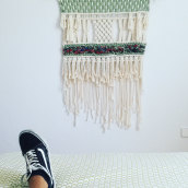 Mi Proyecto del curso: Introducción al macramé: creación de un tapiz decorativo. Arts, Crafts & Interior Design project by Natalia Marquez Gallardo - 12.24.2018