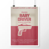 Campaña Cine Baby Driver Ein Projekt aus dem Bereich Werbung, Kino, Video und TV, Grafikdesign, Kino und Plakatdesign von Roberto Román Ortiz - 14.03.2018