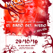 CARTEL DE LA VI EDICIÓN EL DADO DEL MIEDO. Graphic Design, and Poster Design project by Danann - 10.13.2016