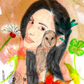Mi Proyecto del curso: Retrato ilustrado en acuarela. Un proyecto de Bellas Artes, Diseño gráfico, Ilustración digital y Dibujo artístico de Cesar Ayala - 09.01.2019