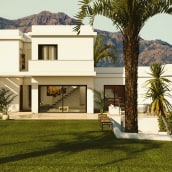 Visualization of villa in Benalmádena, Málaga. 3D, Arquitetura, Arquitetura de interiores, e Design de interiores projeto de Marta Arteaga - 11.12.2018
