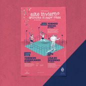 Gráfica | calendario de torneos. Design, Traditional illustration, Vector Illustration, and Poster Design project by Pablo González - 12.20.2017