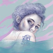 Ojos tan profundos como el mar.. Un proyecto de Ilustración e Ilustración de retrato de María González - 10.01.2019