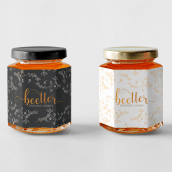 Beetter - Miel orgánica. Un proyecto de Br, ing e Identidad, Packaging y Diseño de logotipos de Jana Hait - 02.02.2019