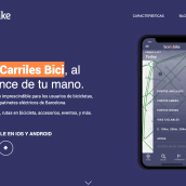 Landing Page de la aplicación Móvil que esta en desarrollo. Web Development project by Marina Camacho - 02.05.2019