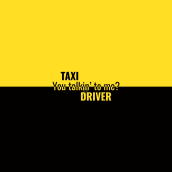 Taxi Driver - Carteles tipográficos. Design gráfico projeto de David Sánchez Sánchez - 26.01.2019