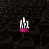 Wakü Cacao. Design, Br, ing e Identidade, Design de personagens, Caligrafia, e Design de logotipo projeto de María Teresa Torrealba - 19.02.2019