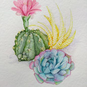 Mi Proyecto del curso: Ilustración botánica con acuarela. Un proyecto de Bellas Artes de Ana Ines Cohen - 19.02.2019