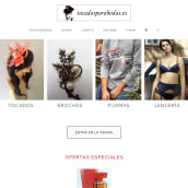 Tocados para bodas | Tienda online. Un proyecto de Diseño Web de Luis Mazuecos Salas - 16.09.2016