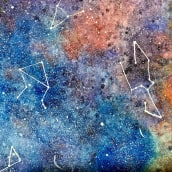  Galaxia en Acuarelas. Un proyecto de Ilustración tradicional de Flavia Rostagno - 23.03.2019