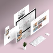 WEB Efealcubo Arquitectura. Un proyecto de Diseño, Arquitectura, Diseño Web y Desarrollo Web de Manu Mateo - 04.01.2019