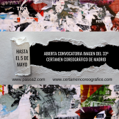Convocatoria de imagen para el 33º Certamen Coreográfico de Madrid. Design, Fotografia, Design de cartaz, Ilustração digital, e Desenho artístico projeto de La Locomotora - 05.05.2019