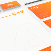 Branding CAS Automotriz. Br, ing, Identit, Graphic Design, and Logo Design project by Rodrigo Pizarro - 04.18.2019