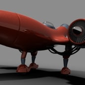 Airplane Cartoon Style. Un proyecto de 3D y Modelado 3D de Alvaro Franco - 29.12.2018