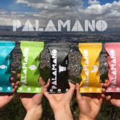 Palamano Food. Un proyecto de Br, ing e Identidad, Diseño industrial y Diseño de logotipos de Jose Cifuentes - 02.05.2016