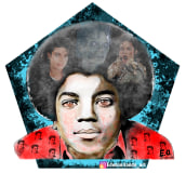 Michael Jackson. Un proyecto de Ilustración de retrato de Edwin Zenteno Pacheco - 05.05.2019