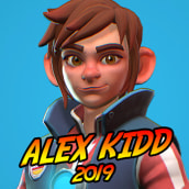 Alex Kidd 2019. 3D, and Video Games project by gesiOH - 05.12.2019