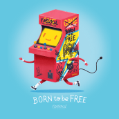 born to be free. Un proyecto de Ilustración tradicional de Raeioul - 23.05.2019