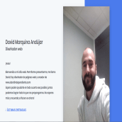 Mi Proyecto del curso: Creación de una web profesional con WordPress. Web Design projeto de David Marquina - 11.06.2019