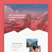 Kilian Jornet. Un proyecto de UX / UI, Diseño Web y CSS de Miguel Ángel Sánchez Rubio - 10.02.2018