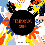 TEMPORADA 2019 - ZEBRA CLUB . Design editorial, e Design gráfico projeto de Bruna Musso - 01.01.2019