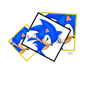 Sonic. Ilustração digital projeto de mfrauv9 - 22.06.2019