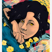 Guayacan amarillo. Un proyecto de Ilustración tradicional, Ilustración digital e Ilustración de retrato de Jorge Armando Noguez Ansaldo - 24.04.2017
