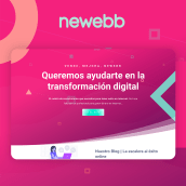 Newebb - Renovación digital . Un proyecto de Diseño, Br, ing e Identidad, Diseño Web, Desarrollo Web y Arquitectura digital de Borja Alday - 30.06.2019