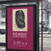 Picasso. Pintor de grabados.. Design editorial, Design gráfico, e Criatividade projeto de Agustín García Arrabal - 11.07.2019