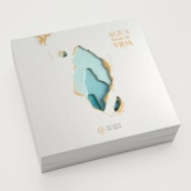 Packaging Agua fuente de Vida de Secretos del Agua. Traditional illustration, Graphic Design, Packaging, and Video Editing project by Meteorito Estudio - 01.01.2019