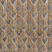"Campos de Trigo" Pieza de arte textil en yute con técnica de macrame . Un proyecto de Diseño de interiores de Mariella Motilla - 19.07.2019