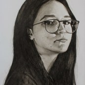 Mi Proyecto del curso: Retrato realista con lápiz de grafito. Desenho a lápis projeto de Ma José Hernández Andreu - 21.07.2019
