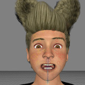 Mi Proyecto del curso: Rigging: articulación facial de un personaje 3D. Un proyecto de Animación 3D de Isaac Rodriguez Hernandez - 26.07.2019