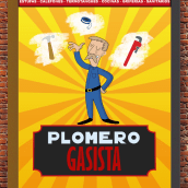 El plomero gasista. Un proyecto de Ilustración tradicional de Lucas Pereyra - 04.08.2019