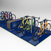 Propuestas Bicicleteros. Design industrial projeto de William Andaur Espinoza - 08.03.2018