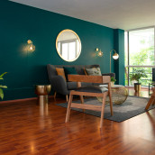 Green and Gold Airbnb. Design de interiores, e Decoração de interiores projeto de Karla Pérez Girón Mier - 19.08.2019