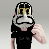 Black Metal Guy. Un proyecto de 3D y Modelado 3D de Asdrúbal Morales Quirós - 20.08.2019
