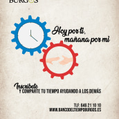 Prototipo de cartel para banco del tiempo. Graphic Design, and Poster Design project by Nadina Rivero - 12.10.2018