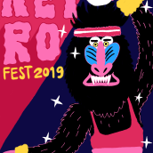 Retrofest 2019. Un proyecto de Br e ing e Identidad de Jimena Ramírez - 24.08.2019