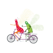 Mi gran aventura en bicicleta. Editorial Design, Graphic Design, Packaging, and Children's Illustration project by Ana Cristina Martín Alcrudo - 01.26.2019