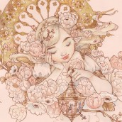 Luz de su corazón Ein Projekt aus dem Bereich Traditionelle Illustration, Zeichnung und Aquarellmalerei von Dolle Étoile - 15.02.2017