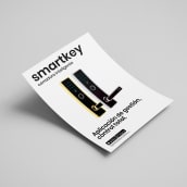 Flyer y catálogo Smartkey. Design editorial, e Design gráfico projeto de Guillermo Castañeda - 06.09.2019