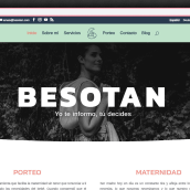 Diseño web para Besotan - Asesora de porteo y maternidad en Heidelberg.. Web Design project by Raquel García Arévalo - 09.15.2018