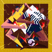 Concacaf 2. Un proyecto de Ilustración tradicional de David Flores - 08.09.2019