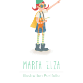 Portafolio PDF Marta Elza. Een project van Traditionele illustratie, Digitale illustratie y Kinderillustratie van Marta Elza - 10.09.2019